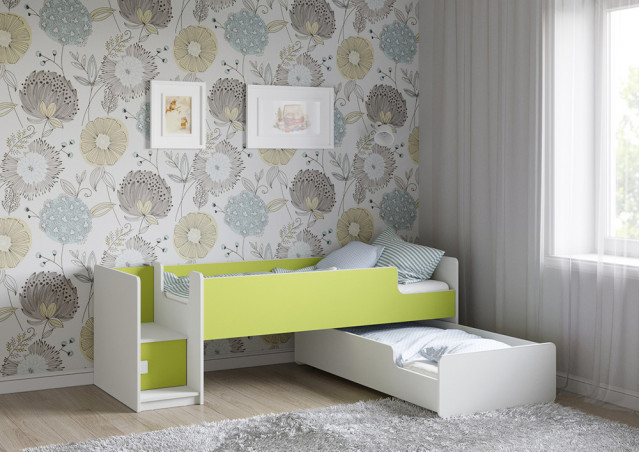 Детская выкатная кровать Легенда К302.41 в Губкинском