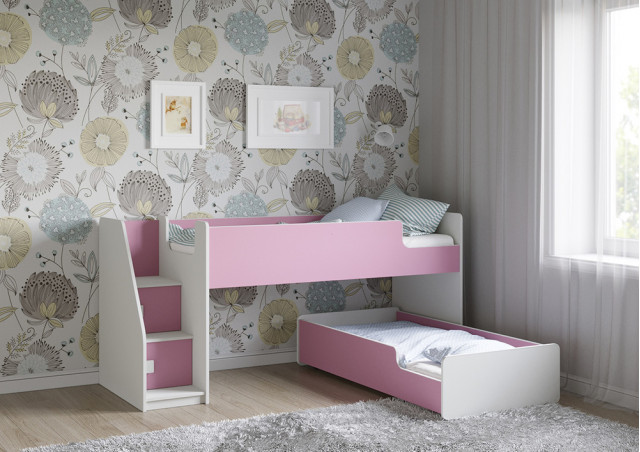 Детская выкатная кровать Легенда К402.41 в Губкинском